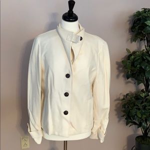Winter white blazer